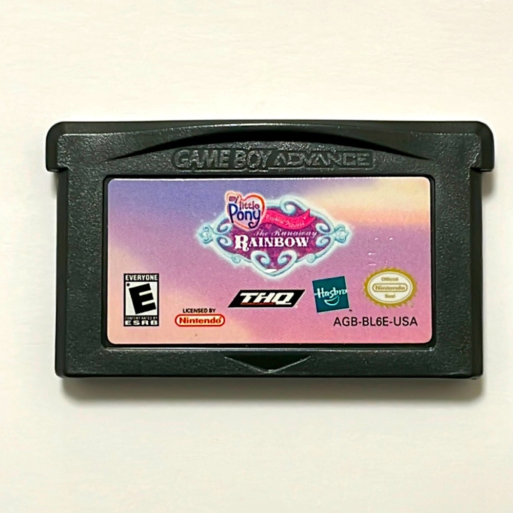 Nintendo Game Boy Advance My Little Pony The Runaway Rainbow Video Game